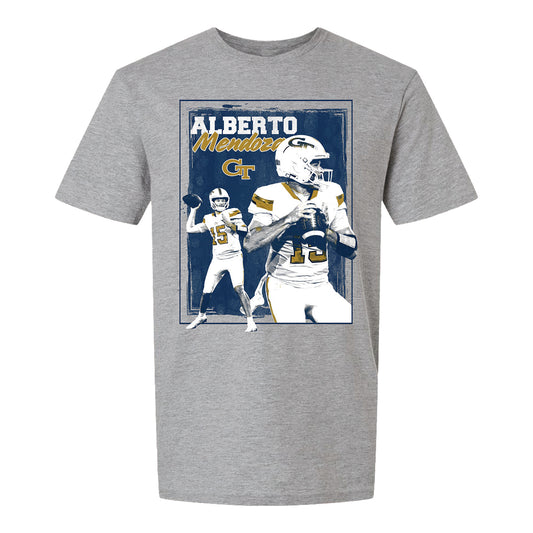 Georgia Tech  Football Student Athlete #15 Alberto Mendoza Duo T-Shirt