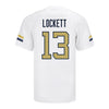 Georgia Tech Adidas Football Student Athlete #13 Horace Lockett White Football Jersey