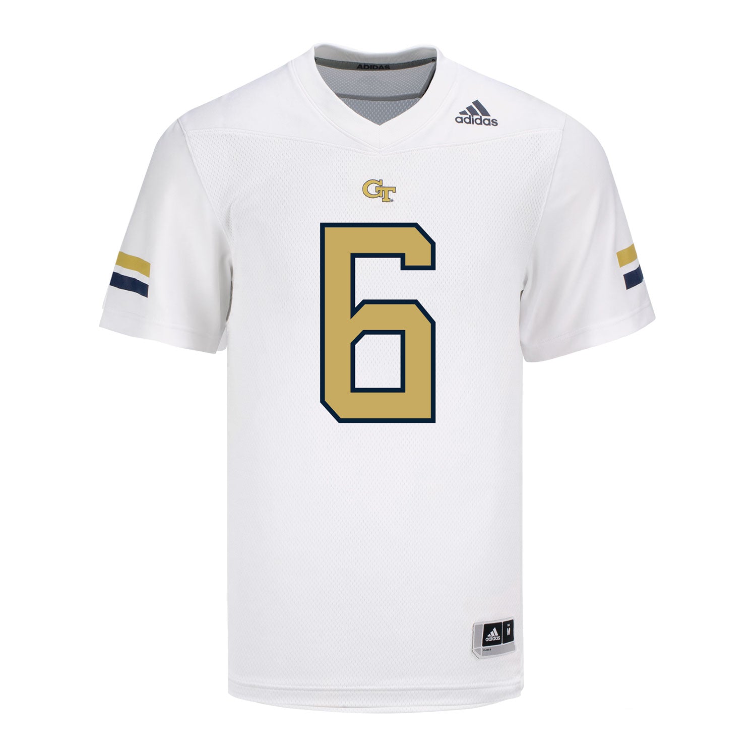 Georgia Tech Yellow Jackets #6 Debron Gatling Student Athlete Football Jersey - Front View