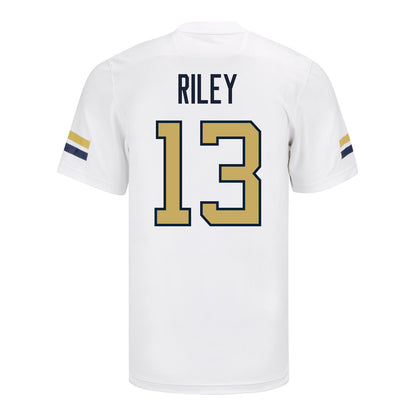 Georgia Tech Yellow Jackets #13 Savion Riley Student Athlete Football Jersey - Back View