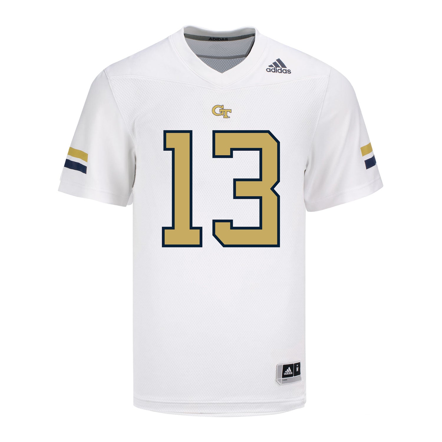 Georgia Tech Yellow Jackets #13 Rahkeem Smith Student Athlete Football Jersey - Front View