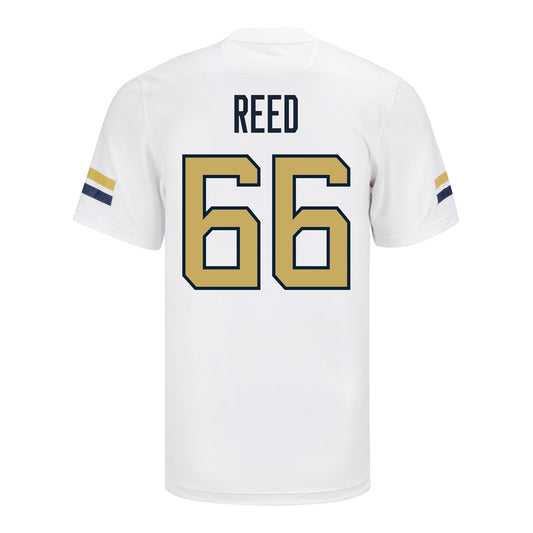 Georgia Tech Yellow Jackets #66 William Reed Student Athlete Football Jersey - Back View