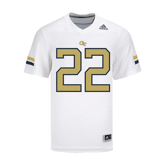 Georgia Tech Adidas Football Student Athlete #22 DJ Moore Football Jersey - Front View