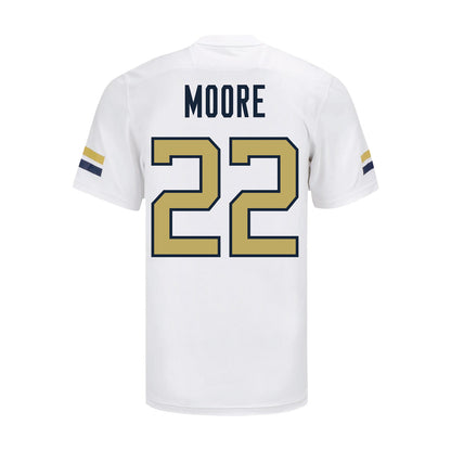 Georgia Tech Adidas Football Student Athlete #22 DJ Moore Football Jersey - Back View
