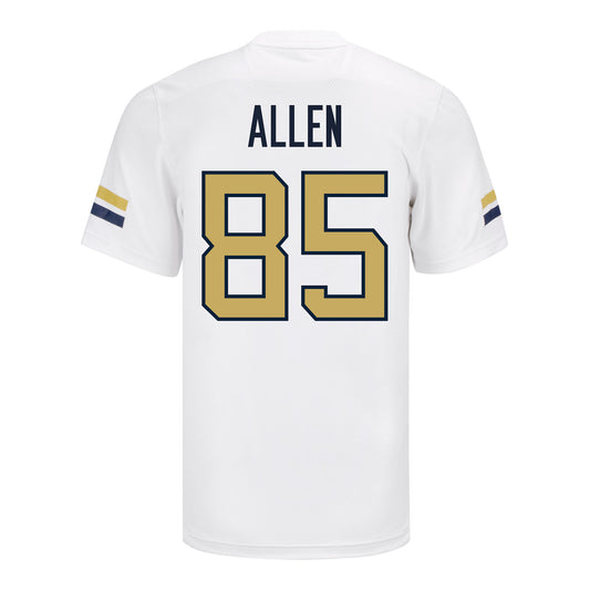 Georgia Tech Yellow Jackets #85 Jordan Allen Student Athlete Football Jersey - Back View