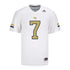 Georgia Tech Adidas Football Student Athlete #7 Chase Lane White Football Jersey - Front View