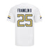 Georgia Tech Adidas Football Student Athlete #25 Cedric Franklin II White Football Jersey - Back View