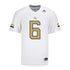 Georgia Tech Adidas Football Student Athlete #6 Anthony Carrie White Football Jersey - Front View