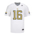 Georgia Tech Adidas Football Student Athlete #16 Syeed Gibbs White Football Jersey - Front View