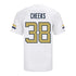 Georgia Tech Adidas Football Student Athlete #38 A'J Cheeks White Football Jersey - Back View