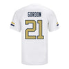 Georgia Tech Adidas Football Student Athlete #21 Daylon Gordon White Football Jersey