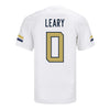 Georgia Tech Adidas Football Student Athlete #0 Christian Leary White Football Jersey