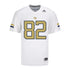 Georgia Tech Adidas Football Student Athlete #82 Jackson Long White Football Jersey - Front View