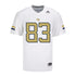 Georgia Tech Adidas Football Student Athlete #83 Blake Ragsdale White Football Jersey - Front View