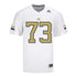 Georgia Tech Adidas Football Student Athlete #73 Patrick Screws Jr. White Football Jersey - Front View