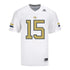 Georgia Tech Adidas Football Student Athlete #15 Tah'J Butler White Football Jersey - Front View