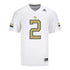 Georgia Tech Adidas Football Student Athlete #2 EJ Lightsey White Football Jersey - Front View