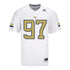 Georgia Tech Adidas Football Student Athlete #97 Landen Marshall White Football Jersey - Front View