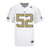 Georgia Tech Adidas Football Student Athlete #52 Harrison Moore White Football Jersey - Front View