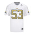 Georgia Tech Adidas Football Student Athlete #53 Jack Collins White Football Jersey - Front View