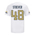 Georgia Tech Adidas Football Student Athlete #48 Joseph Stoever White Football Jersey - Back View