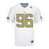 Georgia Tech Adidas Football Student Athlete #96 Shymeik Jones White Football Jersey - Front View