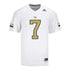 Georgia Tech Adidas Football Student Athlete #7 Taye Seymore White Football Jersey - Front View