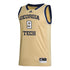 Georgia Tech Adidas Men's Basketball Student Athlete Sand Jersey #9 Luke O'Brien - Front View