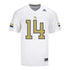 Georgia Tech Adidas Football Student Athlete #14 Graham Knowles White Football Jersey - Front View