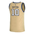 Georgia Tech Adidas Men's Basketball Student Athlete Sand Jersey #10 Darrion Sutton - Back View