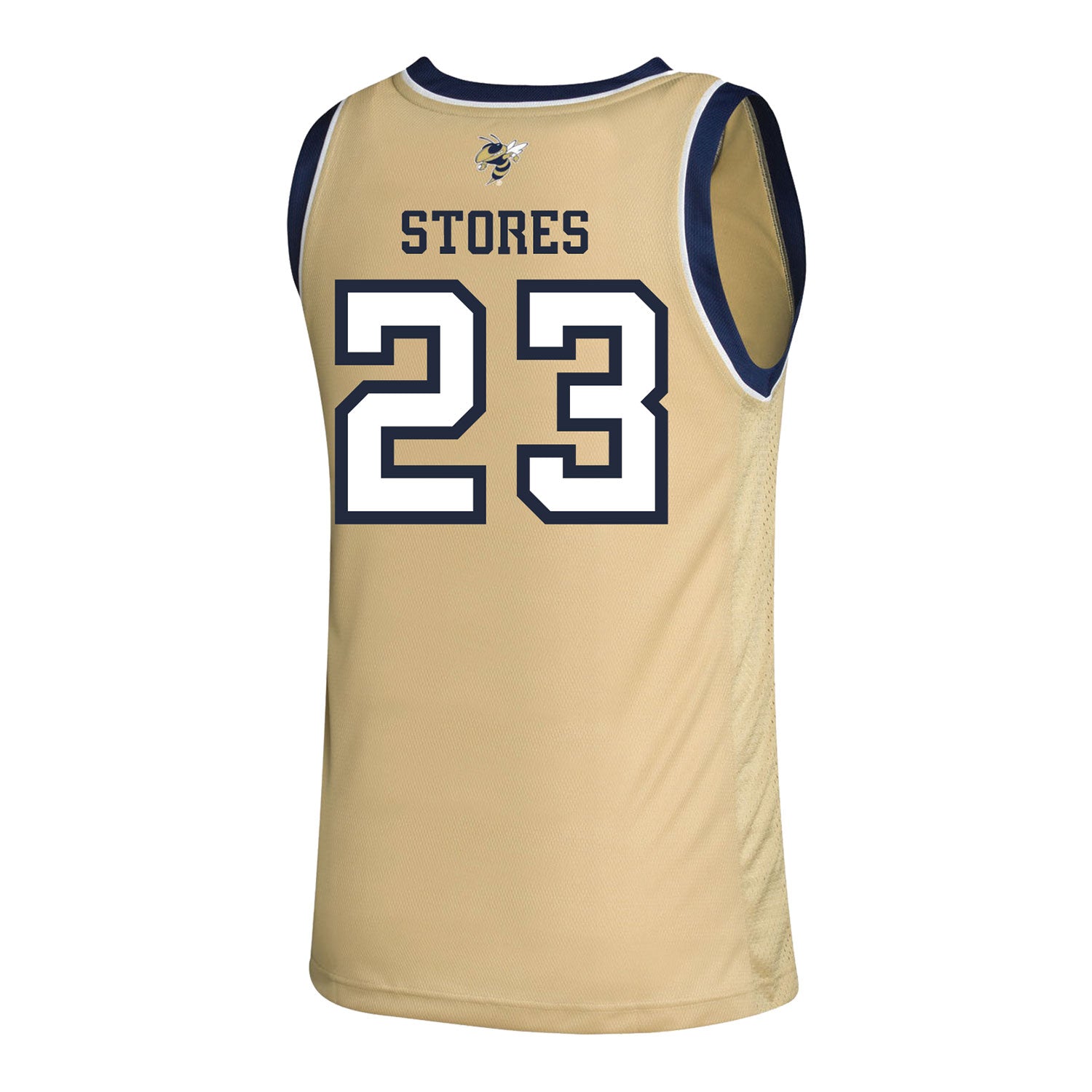 Georgia Tech Adidas Men's Basketball Student Athlete Sand Jersey #23 Brandon Stores - Back View