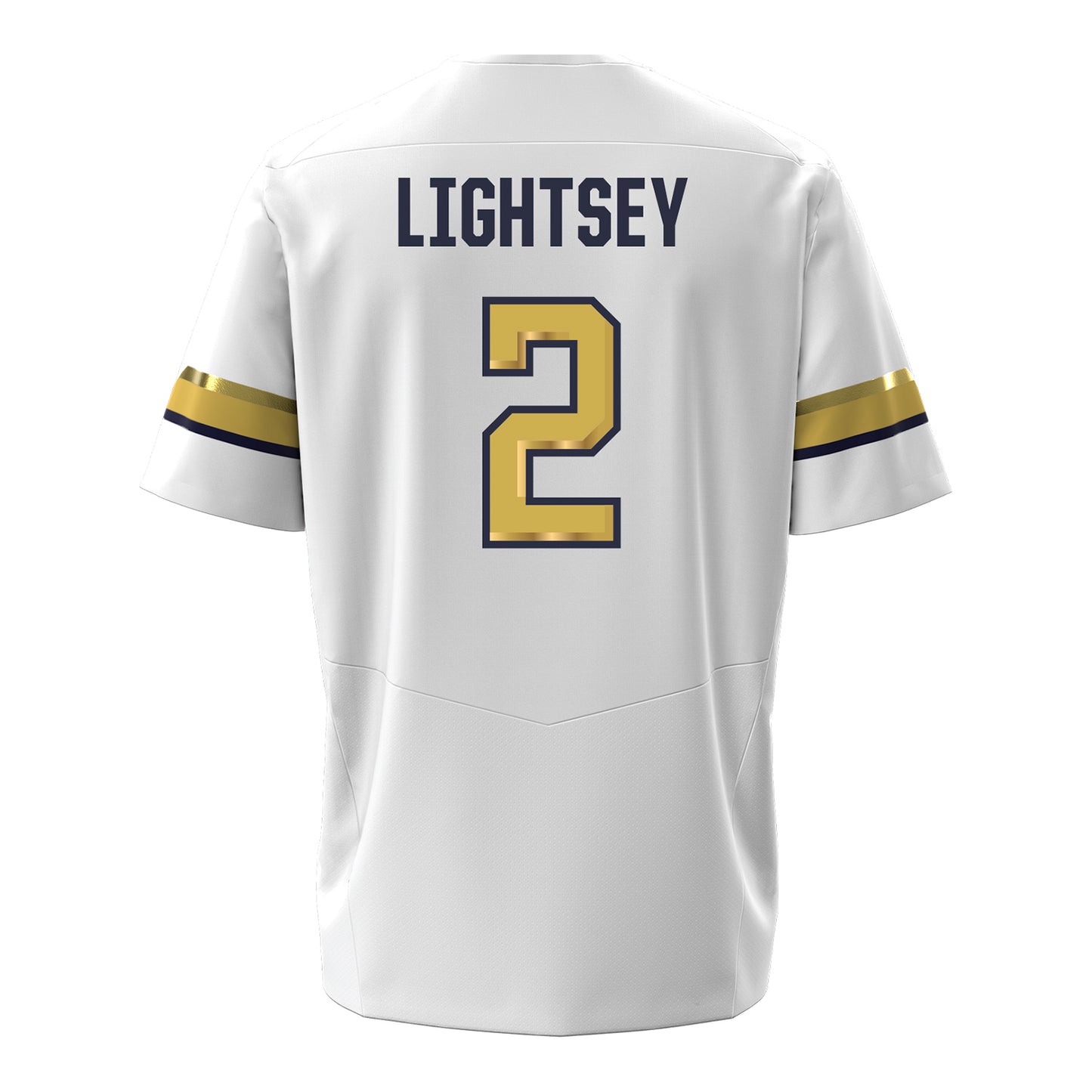 Georgia Tech Under Armour Football Student Athlete #2 EJ Lightsey White Football Jersey