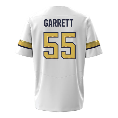Georgia Tech Under Armour Football Student Athlete #55 Christian Garrett White Football Jersey