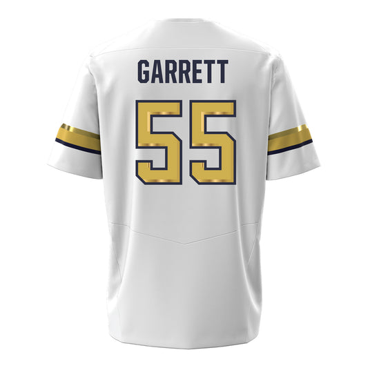 Georgia Tech Under Armour Football Student Athlete #55 Christian Garrett White Football Jersey