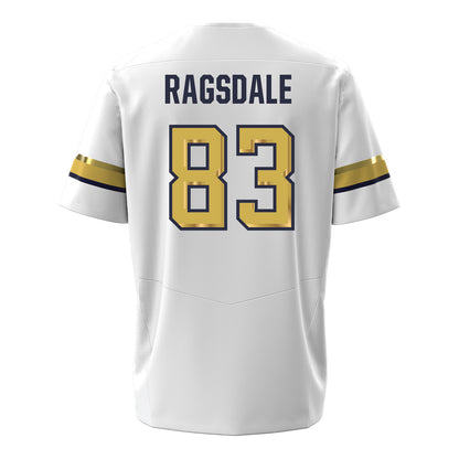Georgia Tech Under Armour Football Student Athlete #83 Blake Ragsdale White Football Jersey