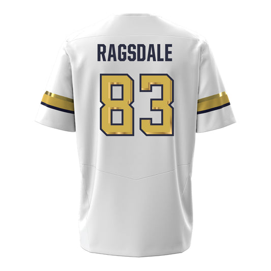 Georgia Tech Under Armour Football Student Athlete #83 Blake Ragsdale White Football Jersey