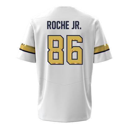 Georgia Tech Under Armour Football Student Athlete #86 Kevin Roche Jr. White Football Jersey
