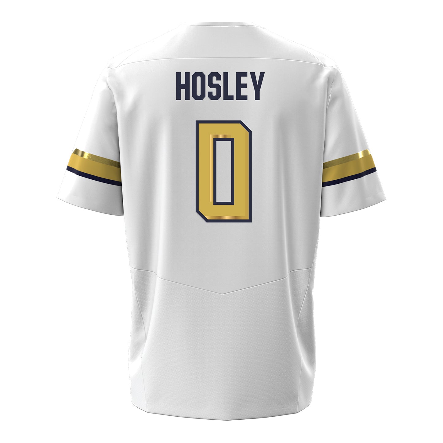 Georgia Tech Under Armour Football Student Athlete #0 Malachi Hosley White Football Jersey