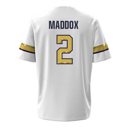 Georgia Tech Under Armour Football Student Athlete #2 Trelain Maddox White Football Jersey