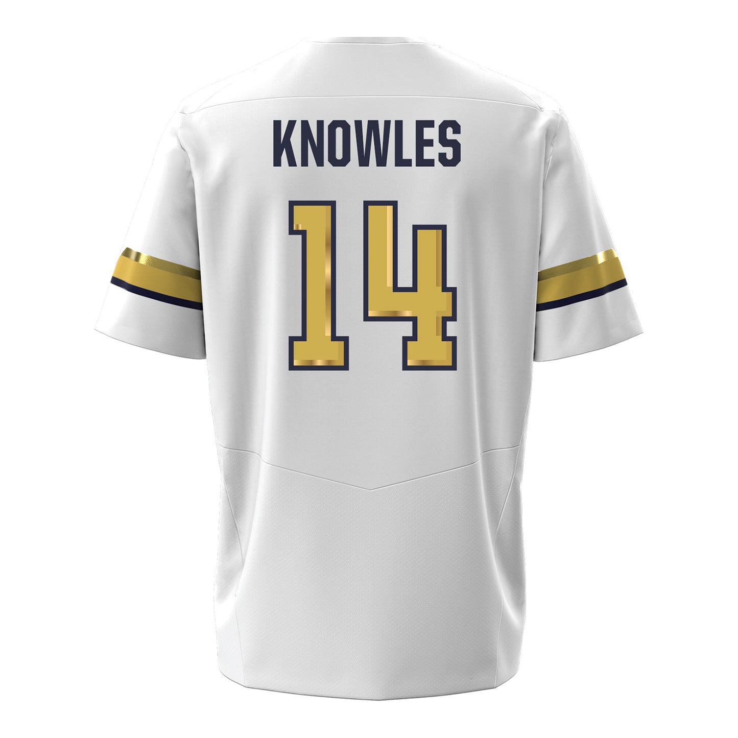 Georgia Tech Under Armour Football Student Athlete #14 Graham Knowles White Football Jersey