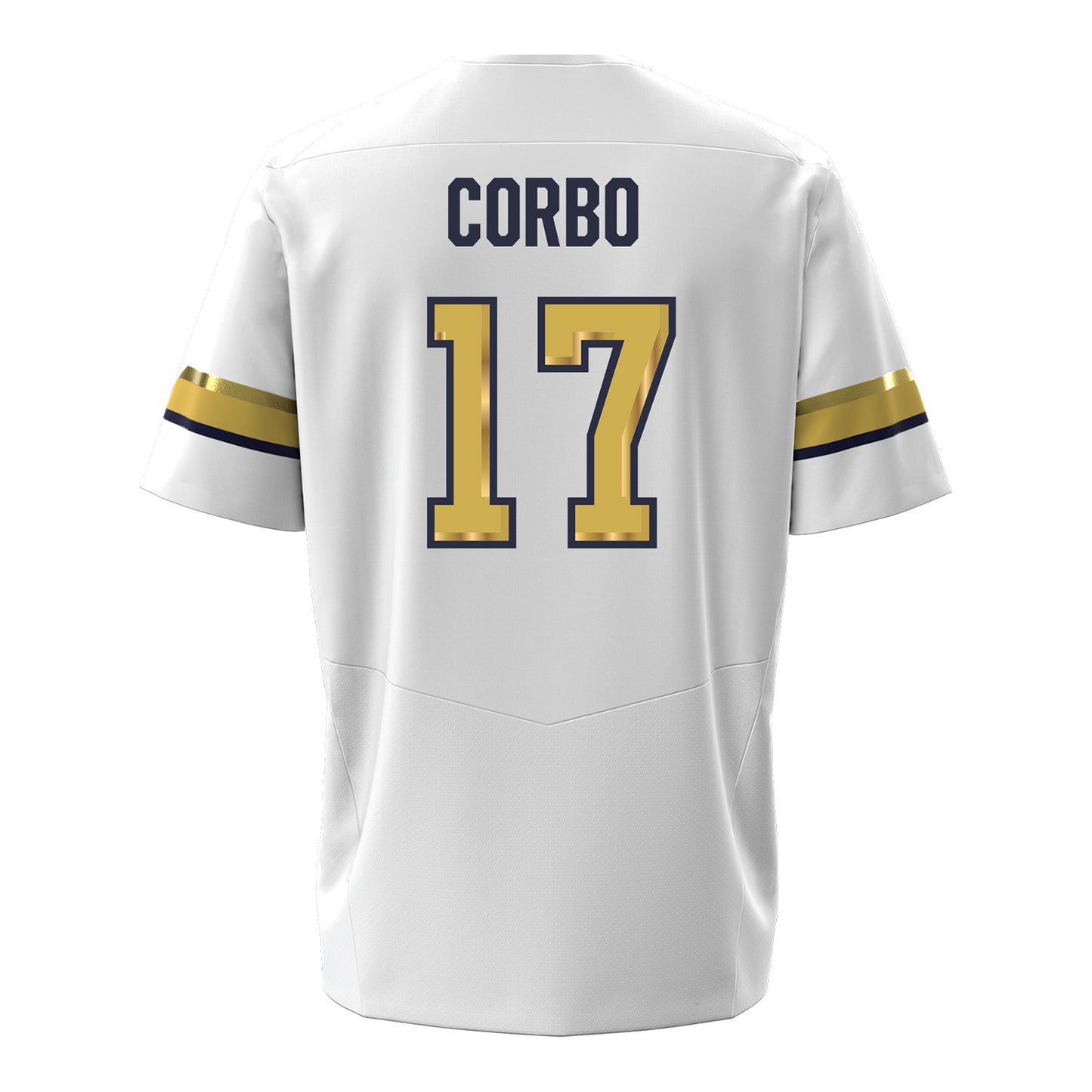 Georgia Tech Under Armour Football Student Athlete #17 Chris Corbo White Football Jersey