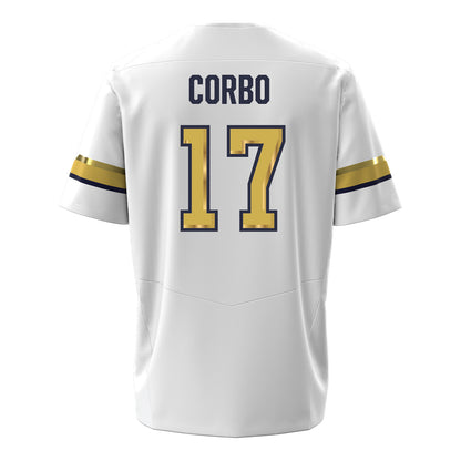 Georgia Tech Under Armour Football Student Athlete #17 Chris Corbo White Football Jersey