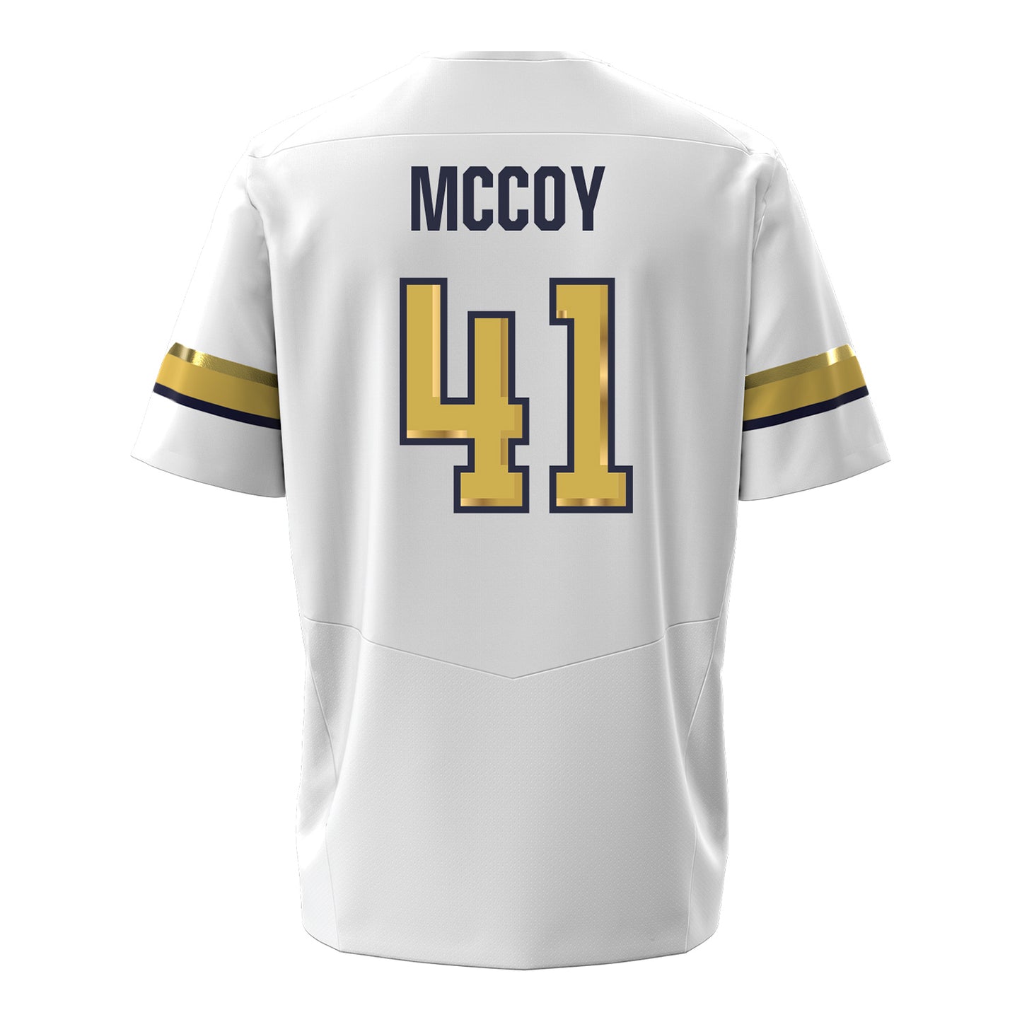 Georgia Tech Under Armour Football Student Athlete #41 Taje McCoy White Football Jersey