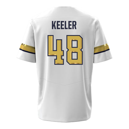 Georgia Tech Under Armour Football Student Athlete #48 Cal Keeler White Football Jersey