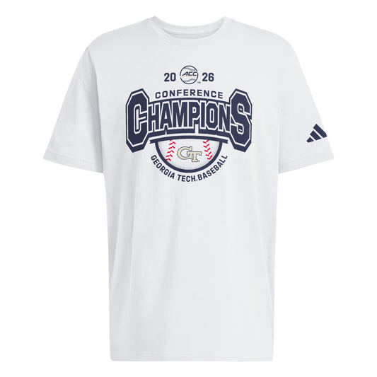 Georgia Tech Yellow Jackets Baseball Adidas ACC Tournament Champions Tee