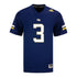 Georgia Tech Adidas Football Student Athlete #3 D.J. Moore Navy Football Jersey - Front View