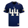 Georgia Tech Adidas Football Student Athlete #44 Anthony Minella Navy Football Jersey - Front View