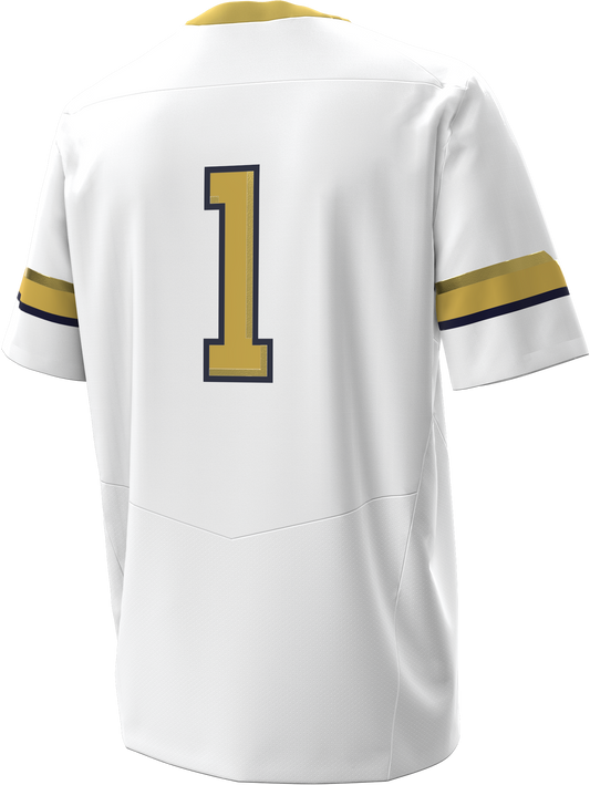 Georgia Tech Under Armour #1 White Replica Football Jersey
