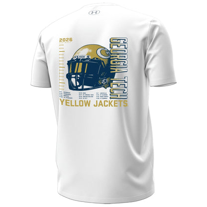 Georgia Tech Yellow Jackets Under Armour 2026 Football Season Schedule T-Shirt
