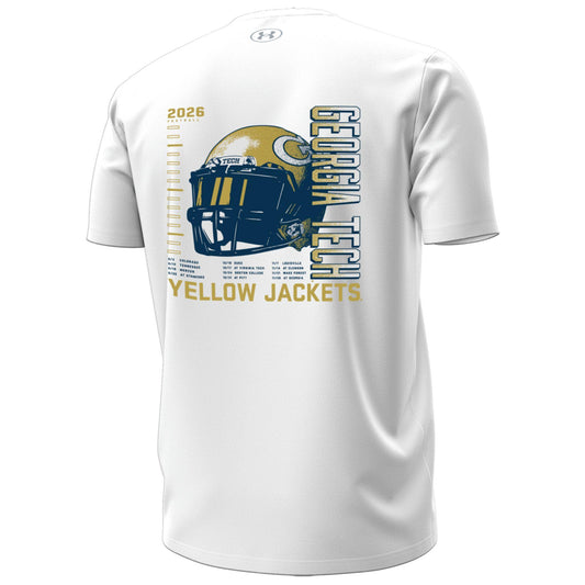 Georgia Tech Yellow Jackets Under Armour 2026 Football Season Schedule T-Shirt